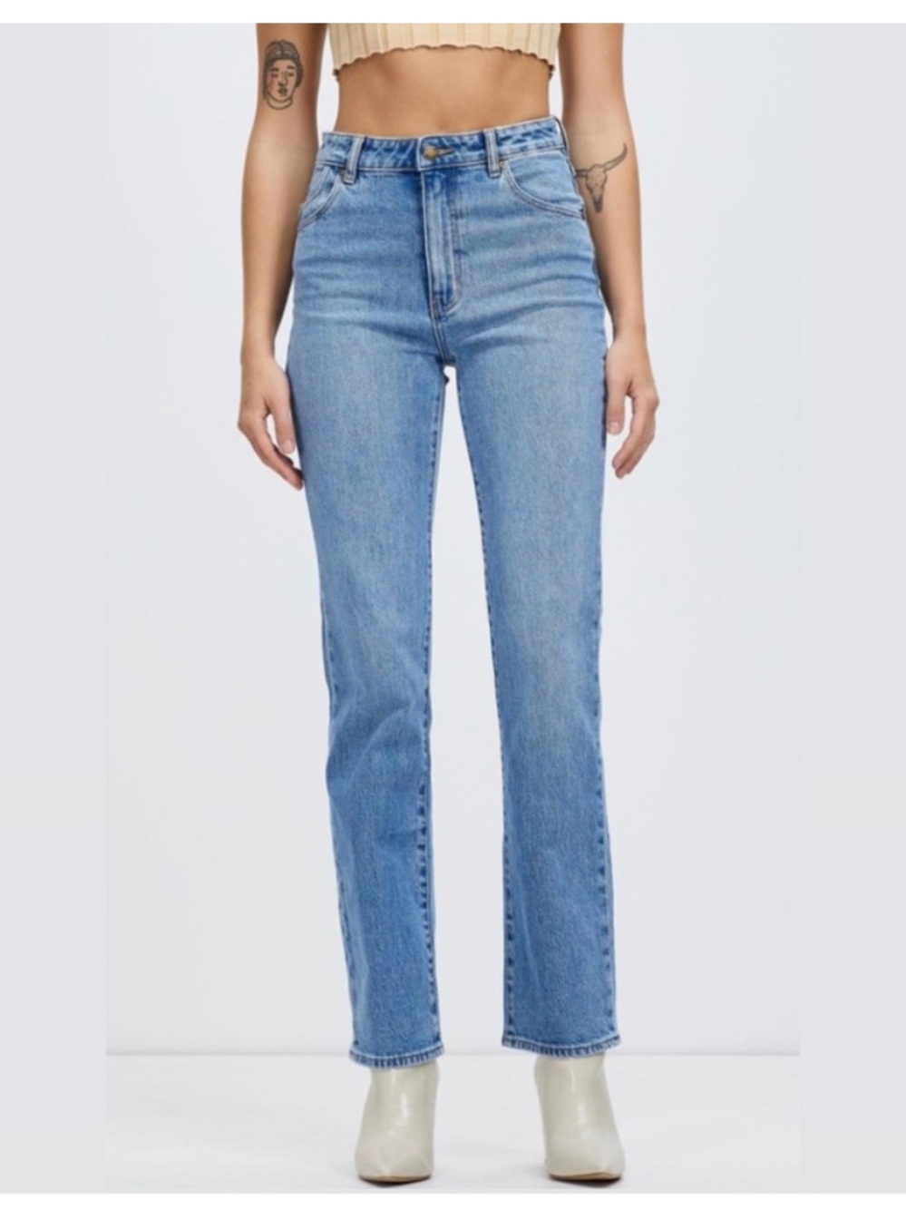 ROLLA’S Blue Original High Rise Straight Jeans Size 31